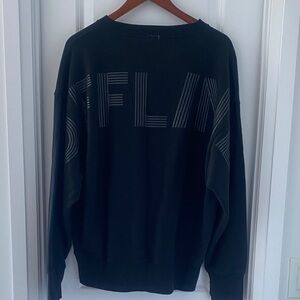 NWOT Aerie Unisex Black Crewneck Sweater